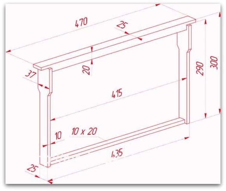 Размеры рамок для ульев дадан по госту фото с названиями и описанием